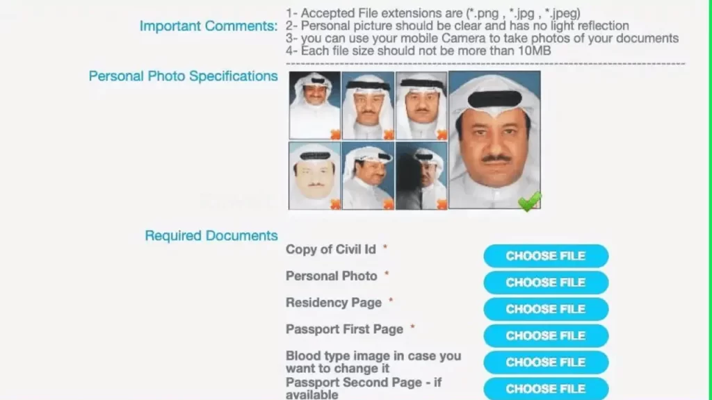 Kuwait Civil ID Name Change 