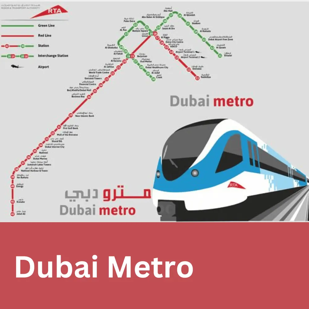 dubai metro map new
